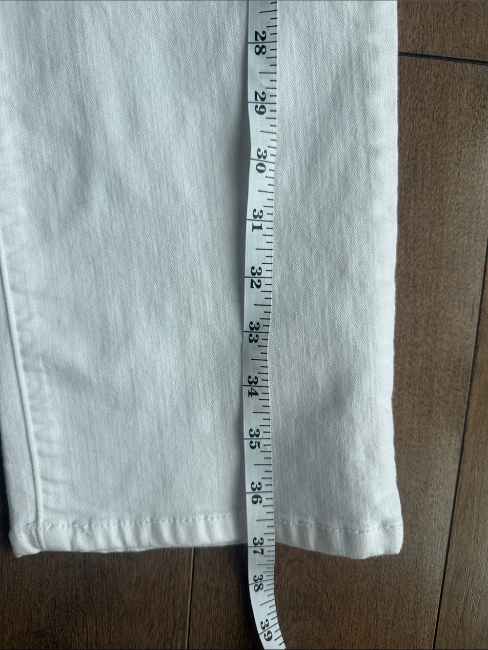 Democracy Ab'solution White High Rise Straight Leg Jeans 14P - Picture 6 of 8